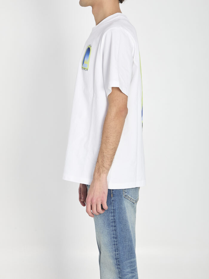 Casablanca T-shirt with Arches print