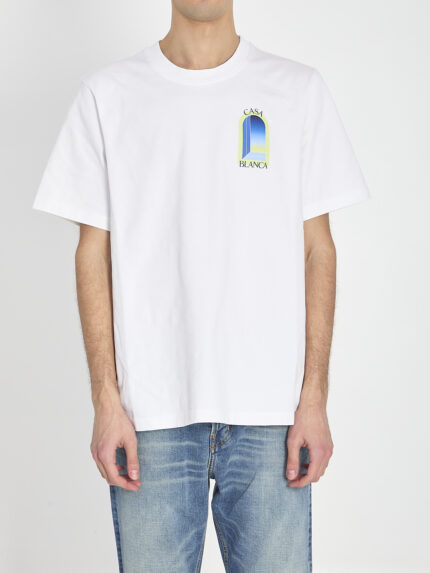 Casablanca T-shirt with Arches print