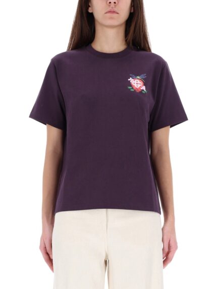 CASABLANCA T-SHIRT WITH PRINT