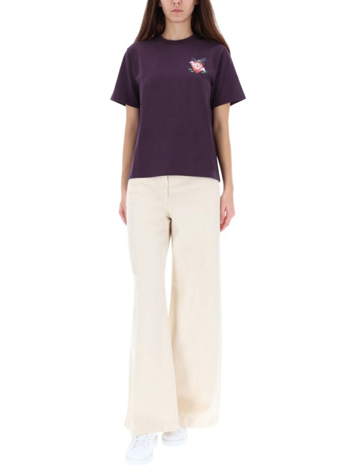 CASABLANCA T-SHIRT WITH PRINT