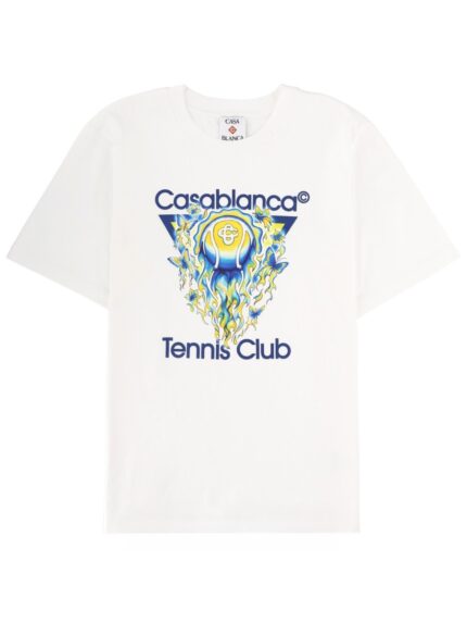 CASABLANCA T-SHIRT WITH PRINT