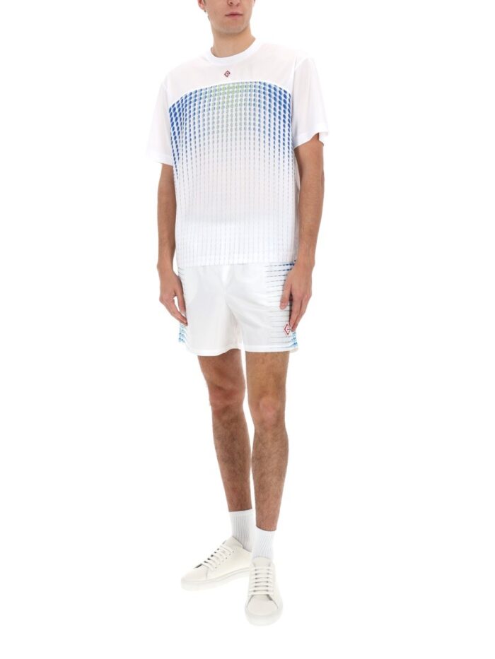 CASABLANCA T-SHIRT WITH PRINT