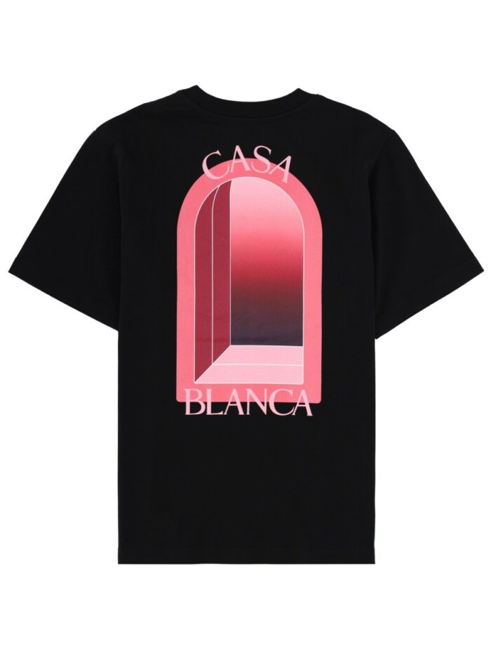 CASABLANCA T-SHIRT WITH PRINT