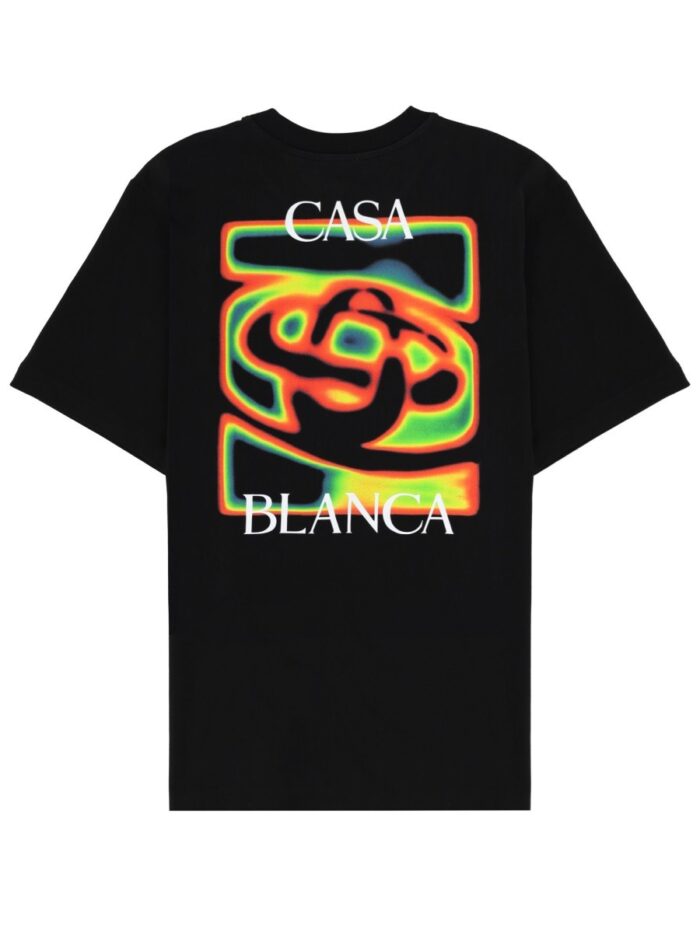 CASABLANCA T-SHIRT WITH PRINT