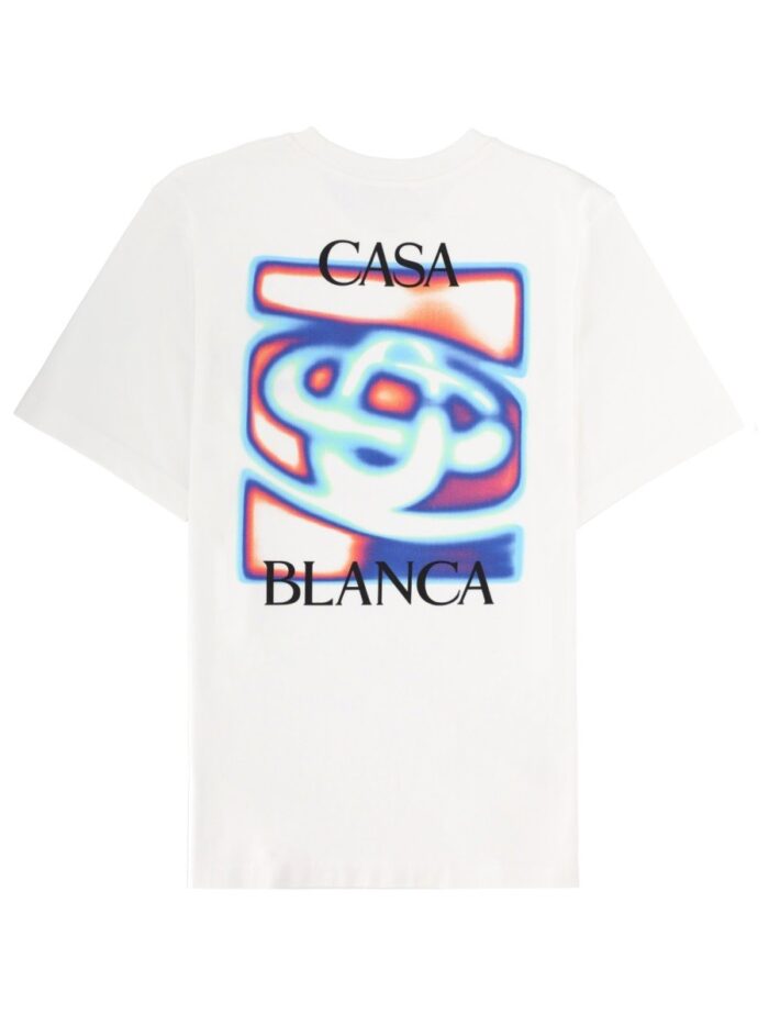 CASABLANCA T-SHIRT WITH PRINT