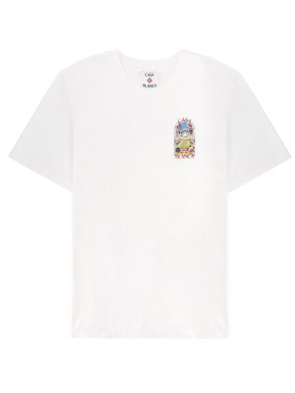 CASABLANCA T-SHIRT WITH PRINT