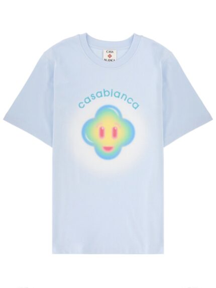 CASABLANCA T-SHIRT WITH PRINT
