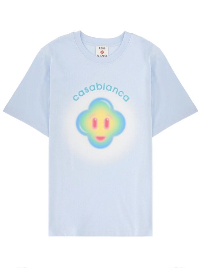 CASABLANCA T-SHIRT WITH PRINT
