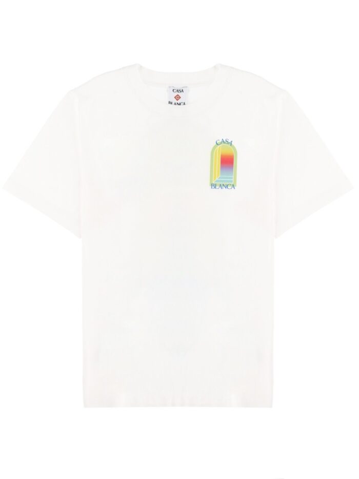 CASABLANCA T-SHIRT WITH PRINT