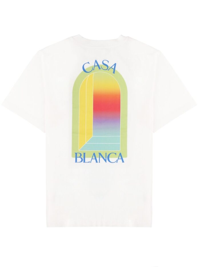 CASABLANCA T-SHIRT WITH PRINT
