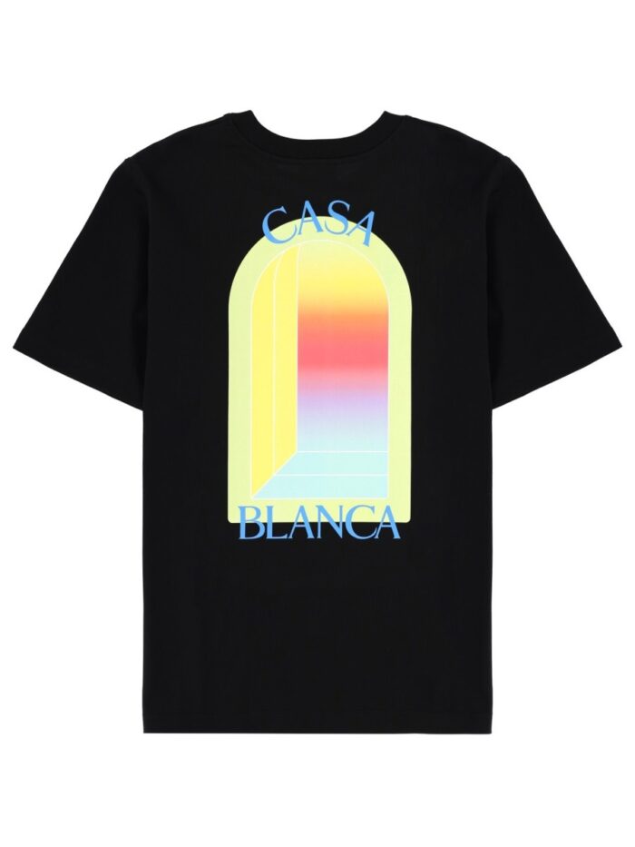 CASABLANCA T-SHIRT WITH PRINT