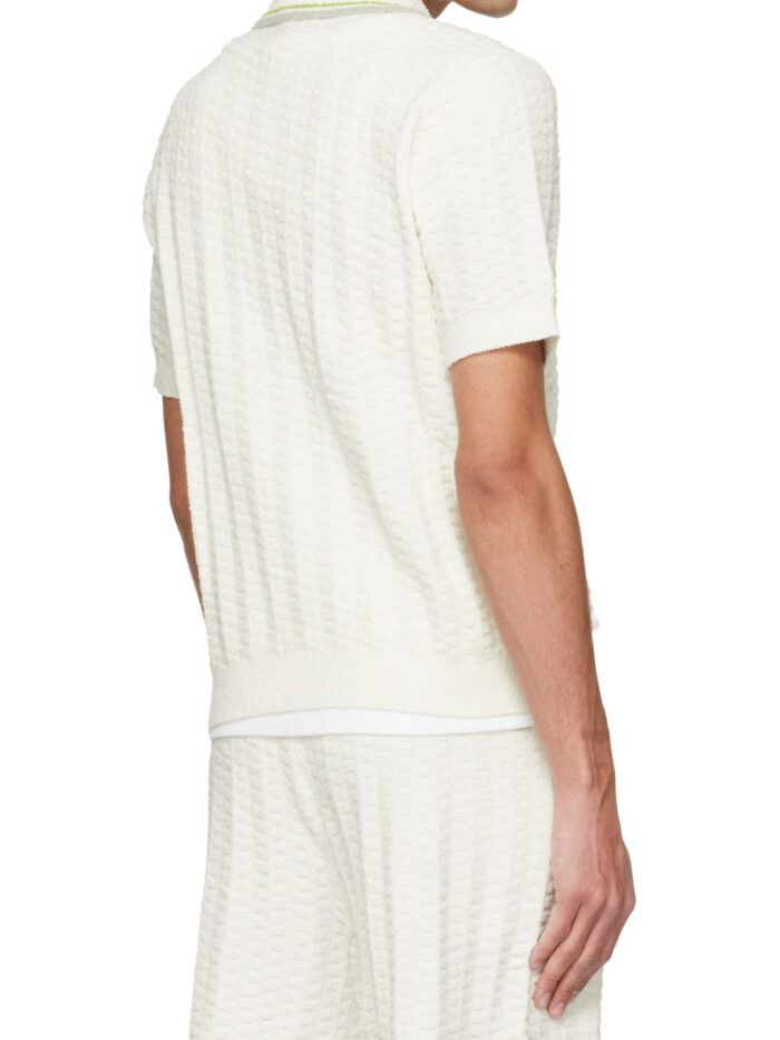 Casablanca Tennis bouclé polo shirt