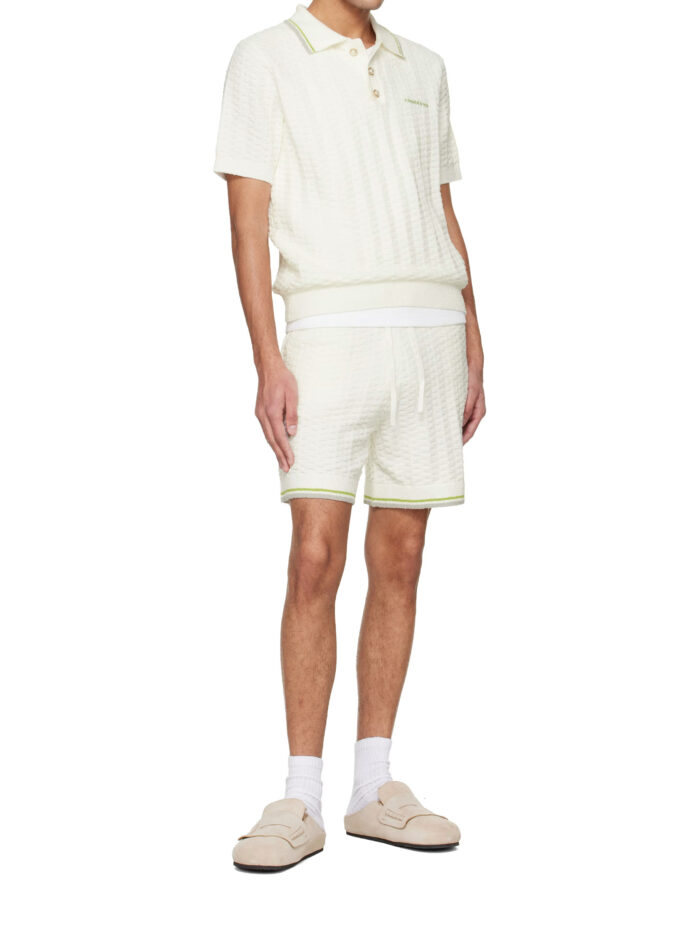 Casablanca Tennis bouclé polo shirt