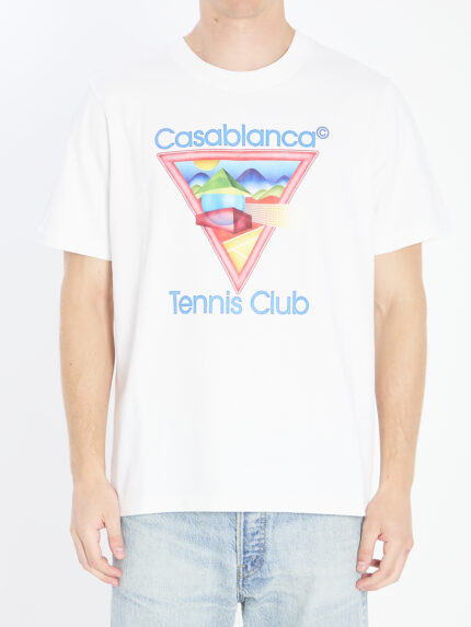 Casablanca Tennis Club Icon printed t-shirt