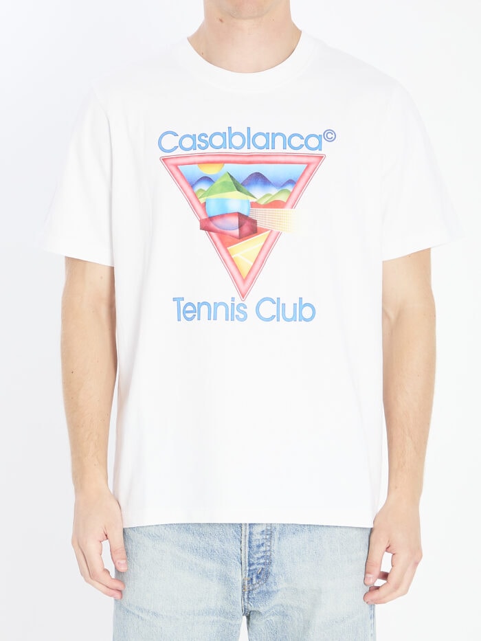 Casablanca Tennis Club Icon printed t-shirt
