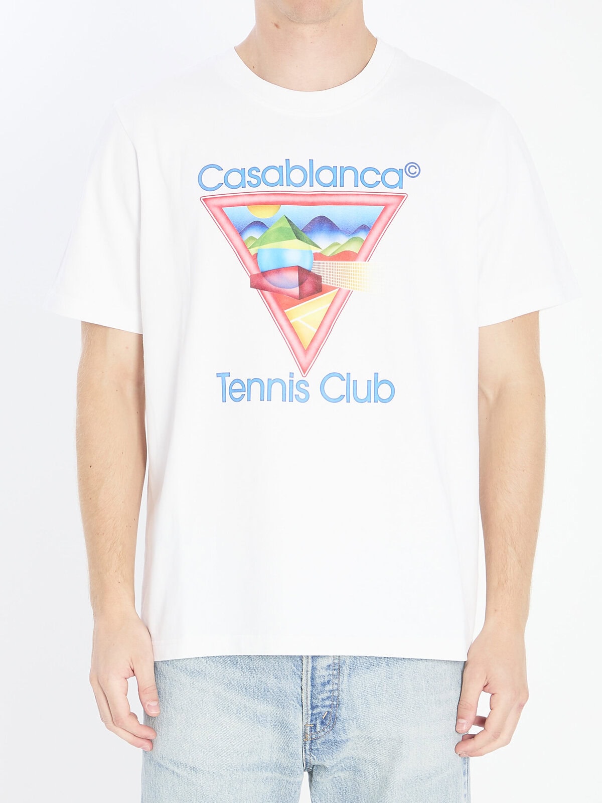 Casablanca Tennis Club Icon printed t-shirt