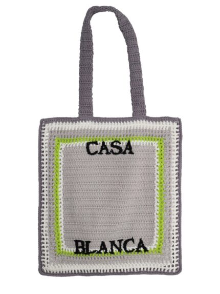 CASABLANCA TOTE BAG WITH LOGO