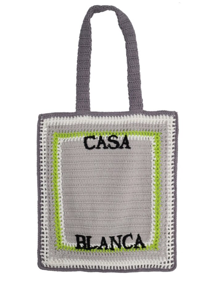 CASABLANCA TOTE BAG WITH LOGO
