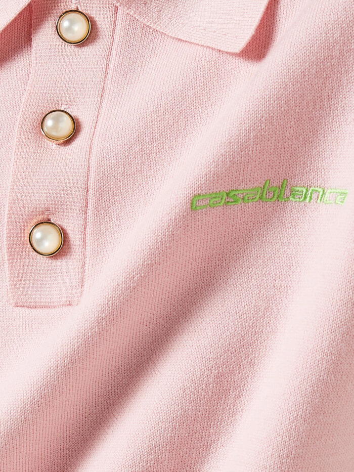 Casablanca Wool-blend polo shirt