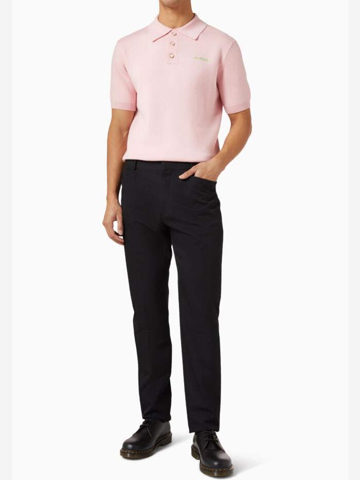 Casablanca Wool-blend polo shirt