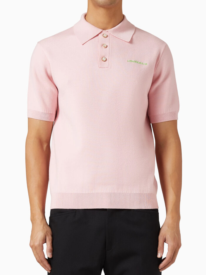 Casablanca Wool-blend polo shirt