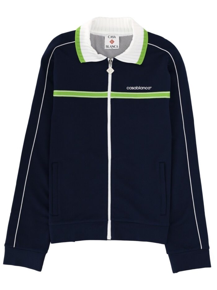 CASABLANCA ZIP SWEATSHIRT.