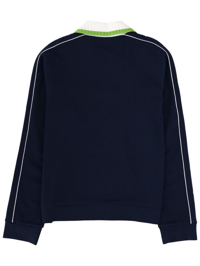CASABLANCA ZIP SWEATSHIRT.