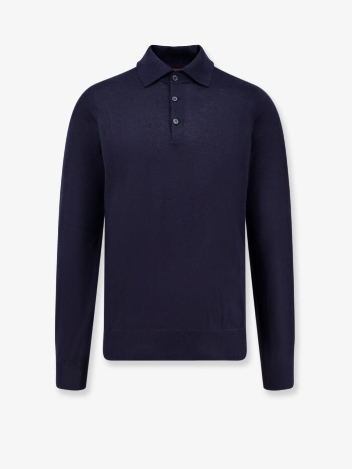 brunello cucinelli cashmere and cotton polo shirt Brunello Cucinelli Cashmere And Cotton Polo Shirt