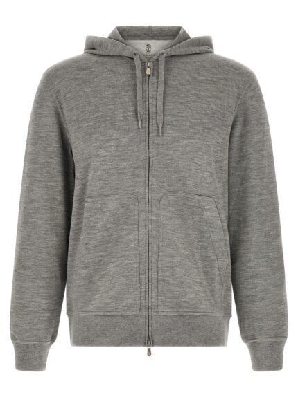 Brunello Cucinelli Cashmere And Silk Hoodie