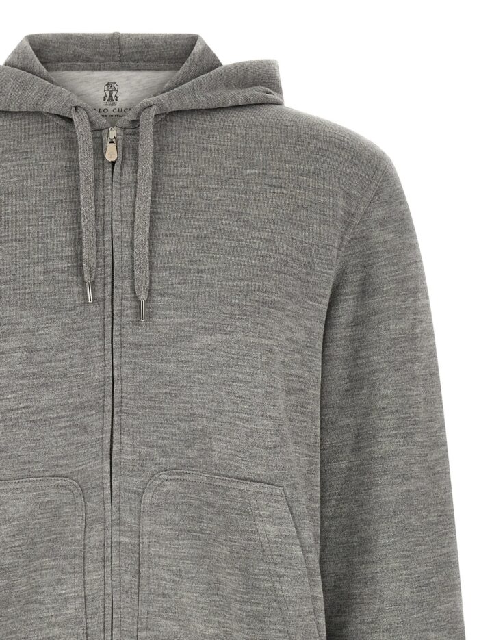 Brunello Cucinelli Cashmere And Silk Hoodie