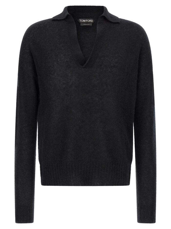 tom ford cashmere and silk polo shirt TOM FORD Cashmere And Silk Polo Shirt