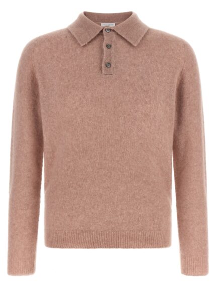 ROBERTO COLLINA Cashmere And Silk Polo Shirt