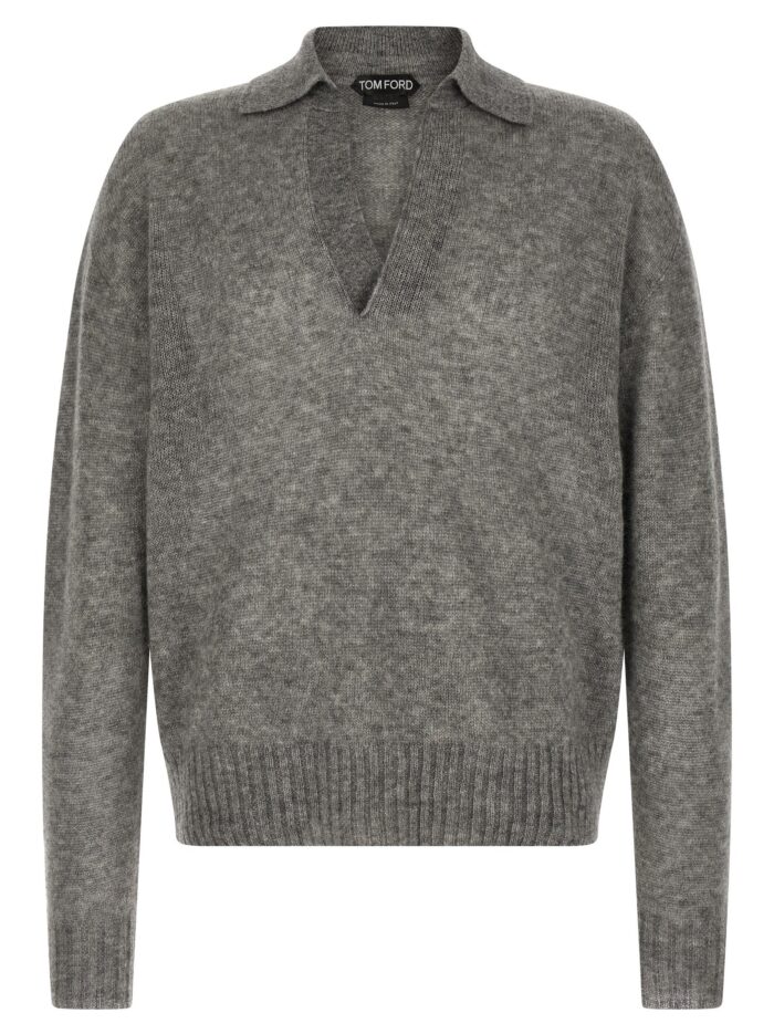 tom ford cashmere and silk polo shirt TOM FORD Cashmere And Silk Polo Shirt