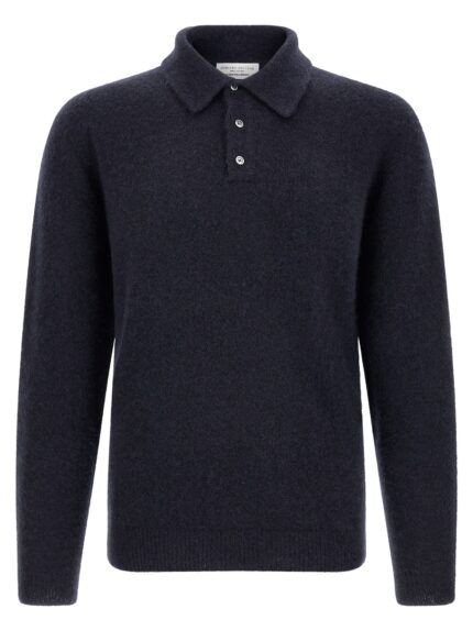 ROBERTO COLLINA Cashmere And Silk Polo Shirt
