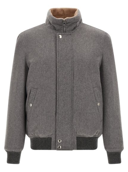 Brunello Cucinelli Cashmere And Vicuna Jacket