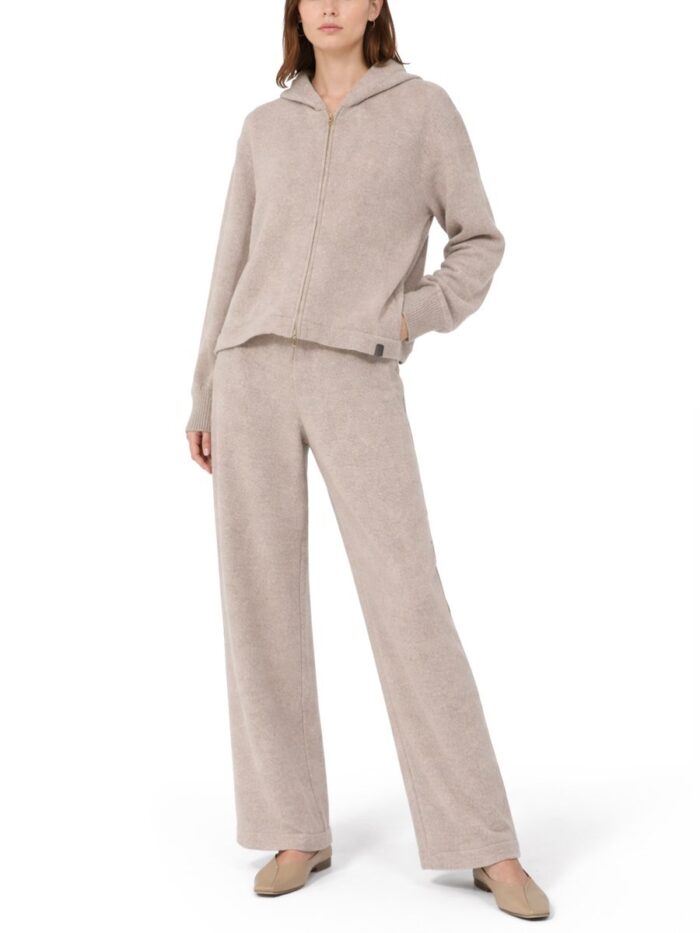 Max Mara CASHMERE AND WOOL FLEECE PANTS