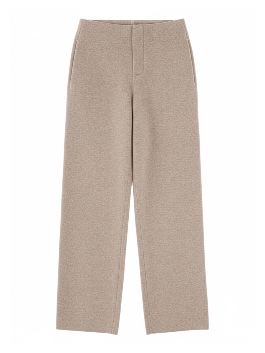 Max Mara CASHMERE AND WOOL FLEECE PANTS