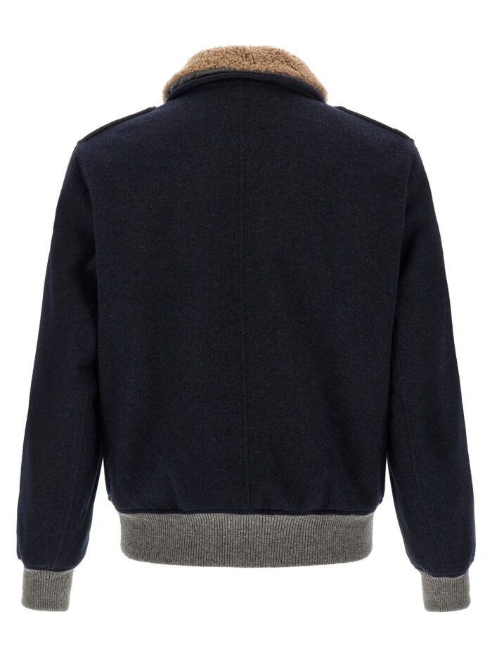 Brunello Cucinelli Cashmere Bomber Beaver