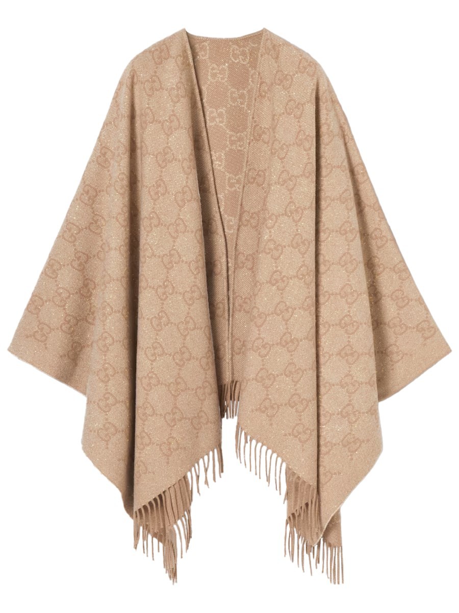 Gucci CASHMERE CAPE GG