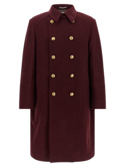 Brunello Cucinelli Cashmere Double-breasted Coat