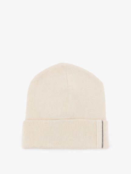 Brunello Cucinelli Cashmere Hat With Monili Detail
