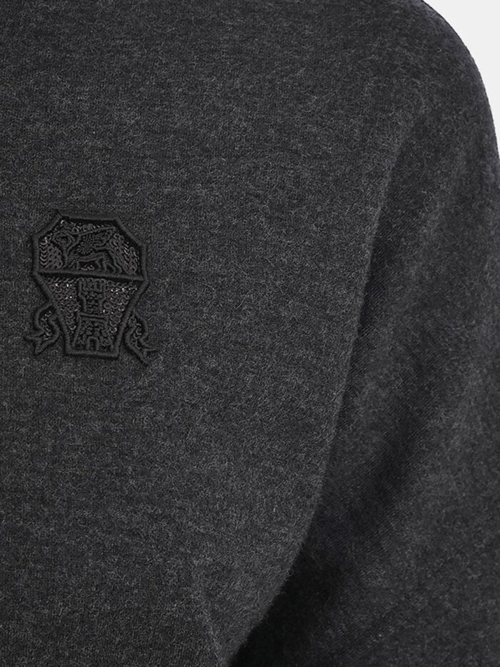 Brunello Cucinelli Cashmere Interlock Bomber Jacket With Logo