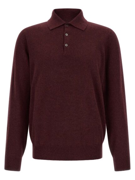 Brunello Cucinelli Cashmere Knit Polo Shirt
