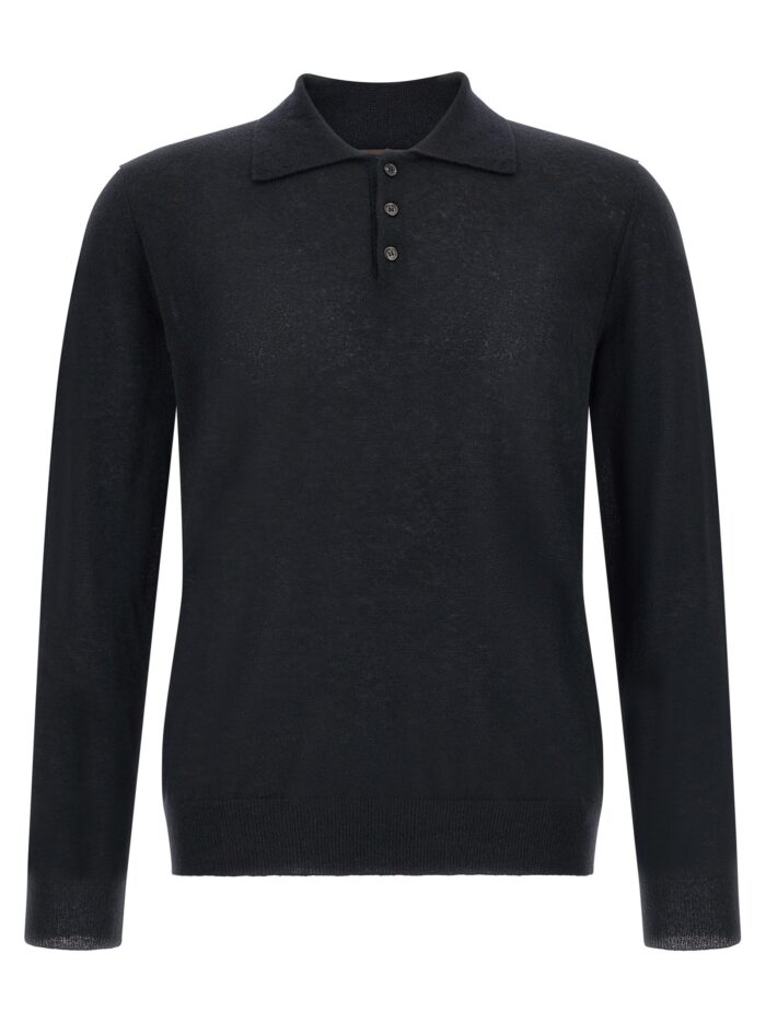 zanone cashmere polo shirt Zanone Cashmere Polo Shirt