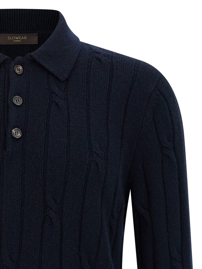 Zanone Cashmere Polo Shirt
