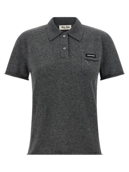 Miu Miu Cashmere Polo Shirt
