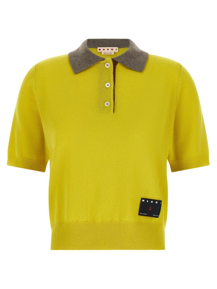 marni cashmere polo shirt Marni Cashmere Polo Shirt