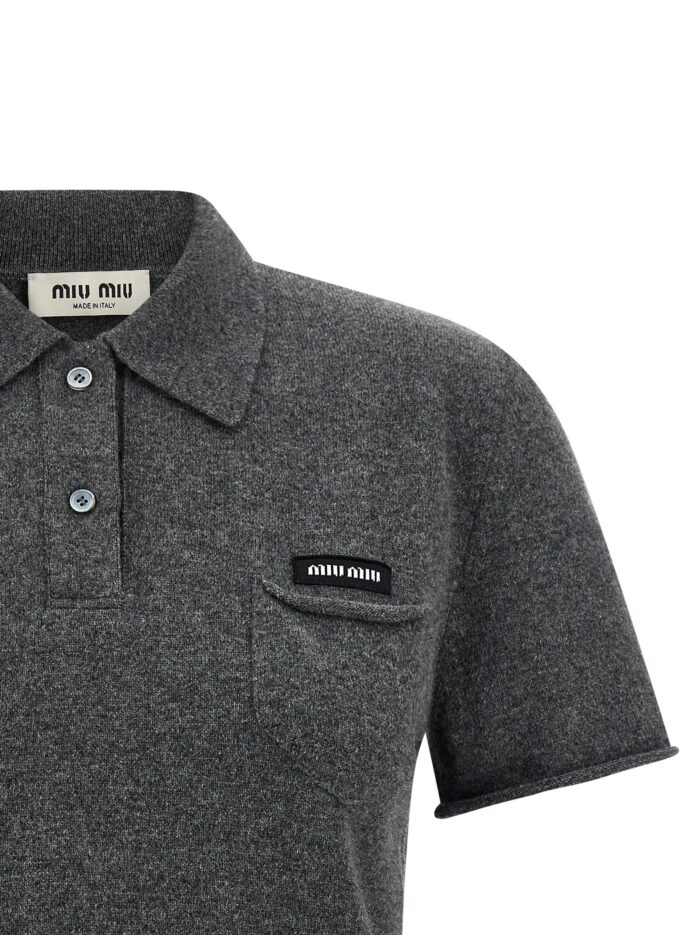 Miu Miu Cashmere Polo Shirt