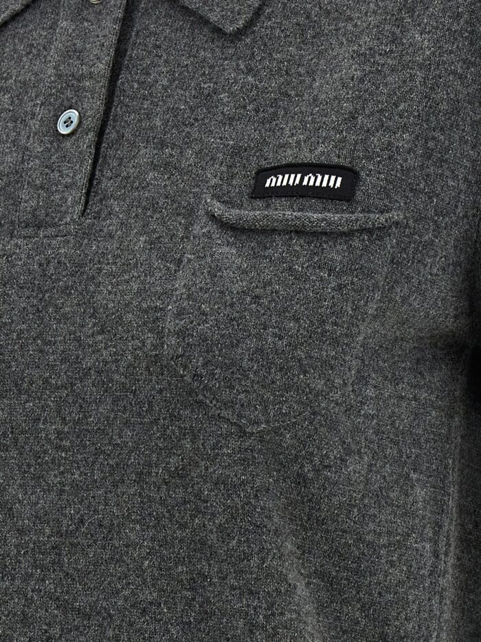 Miu Miu Cashmere Polo Shirt