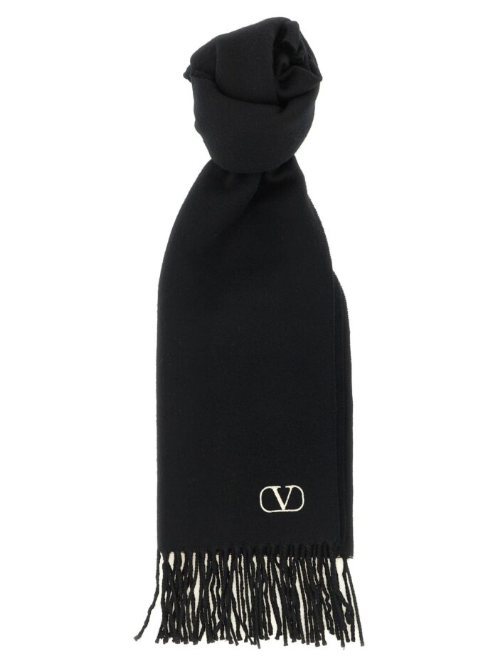 cashmere scarf valentino garavani with fringes Cashmere Scarf Valentino Garavani With Fringes